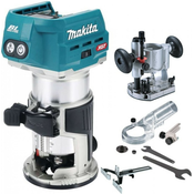 MAKITA Akumulatorski kombinirani rezkalni stroj s priborom Li-ion XGT 40V, brez baterije RT001GZ17