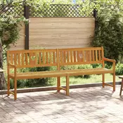 Vanjska klupa Prirodna 220 x 55,5 x 90 cm Cvrsto drvo akacije