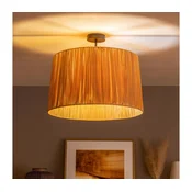 Brilagi - LED pritrjena stropna svetilka CERIA BOHO 1xE27/60W/230V, premer 50 cm, črna/rafija