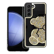 Ovitek za Samsung A07/A08 z medvedkom, zlat