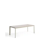 Vrtna miza s kamnito mizno ploščo 100x220 cm Anafi – Kave Home