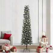 Umestno božično drevo Zelena 240 cm PVC, plastika in jeklo