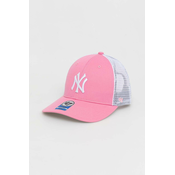 Otroška baseball kapa 47brand roza barva