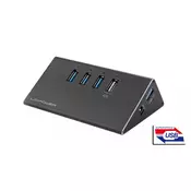 LC Power LC-HUB-ALU-2B-4 HUB 4port USB 3.0 Aluminium New