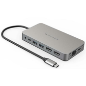 HyperDrive koncentrator hyper 5-portno vozlišče usb-c, 4k hdmi, 2x usb-a, usb-c dp, gigabitni ethernet