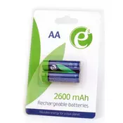 GEMBIRD Baterija punjiva/ 2600mAh AA/ EG-BA-AA26-01 ENERGENIE/ 2 kom (cena po komadu)
