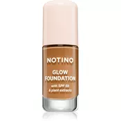 Notino Foundation Glow foundation with SPF 50 & plant extracts posvetlitvena podlaga SPF 50 01 Medium Deep Warm 30 ml