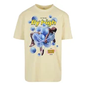Psychadelic Oversize T-shirt soft yellow