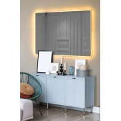 Woody Fashion Zrcalo z LED osvetlitvijo