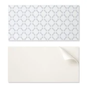 shumee Samolepilne vinilne ploščice - Stenska dekoracija za pisarno z geometrijskim vzorcem in ovali 6x60x30 cm