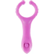 Vibracijski obroček za penis s stimulatorjem klitorisa