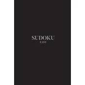 Sudoku EASY: 100 Easy Sudoku Puzzles, 6x9 Travel Size, Great for Beginners, Little Black Sudoku Book, Great Gift