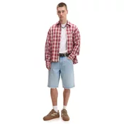 Cropp - Denim kratke hlače z učinkom pranja - modra