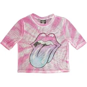 The Rolling Stones Pink Gradient Tongue (Mesh) White M Ženske Majica