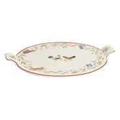 Cheese platter, with handles, porcelain, 30 cm, Country Life - Nuova