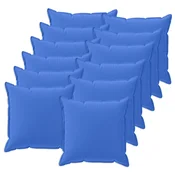 vidaXL Prevleka za blazino 12 kos HOUTEN Kraljevo modra 50 x 50 cm