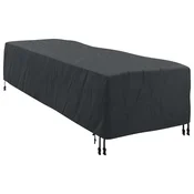 Vidaxl Prevleka za ležalnike Enobarvno Črna 74 x 210 x 40 cm blago