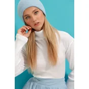 Trend Alacati Stili Ženska bluza dugih rukava ALC-695-001, Rolka, Bela