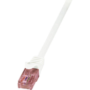 LogiLink RJ45 omrežni kabel CAT 6U S /FTP [1x RJ45 konektor - 1x RJ45 konektor] 7,50 m bela LogiLi