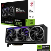 ASUS ROG Astral GeForce RTX 5080 OC grafična kartica, 16GB GDDR7 (90YV0LV0-M0NA00)