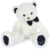 Doudou Histoire d´Ours Plišasti medvedek s temno modrim metuljčkom 30 cm