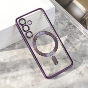 Maska za Samsung Galaxy S25 Magsafe Lux ljubicasta