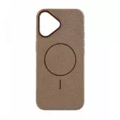 Silikonski ovitek LUXURY z Magsafe za iPhone 17 - rjav z bleščicami