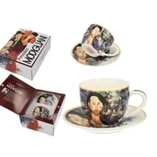 Carmani, skodelica in krožnik za espresso, A. Modigliani