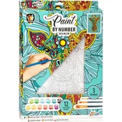 Grafix Slikanje po številkah: žirafa, platno na okvirju 30x40cm