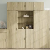 vidaXL omara za shranjevanje sonoma hrast 80x42,5x225 cm inž. les