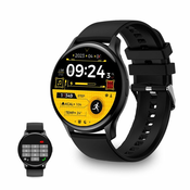 KSIX Pametni sat BXSW16N CORE AMOLED/ crna