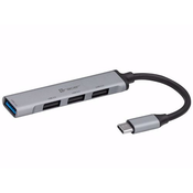 Usb HUB TRACER TYPE-C 4-portni