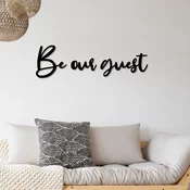 Atelier Del Sofa Zidna dekoracija Be Our Guest, 65x19 cm, 1.5 mm, Crna
