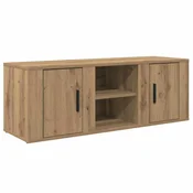 Vidaxl TV omarica Umetni hrast 100 x 31,5 x 35 cm Konstruiran les