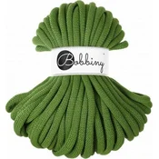 Bobbiny Jumbo Braided Cord 9 mm 30 m Moss Green Vrvica