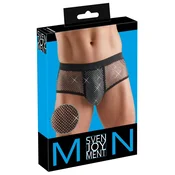 Svenjoyment Mens Black Sparkle Mesh Pants S - Stretch & Comfort Fit 21204701701
