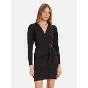 Morgan Cocktail obleka 242-RJIMY Črna Slim Fit