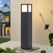 Lucidna luč Lucande Dewari, E27, 65 cm, temno siva, IP54 - Sodobni - Aluminij