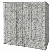 Northix Pocinkana gabionska košara, 100x50x100 cm, 3 predelki