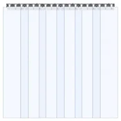 VEVOR PVC trakasta zavesa 2.1x0.9x0.2 cm prozorna