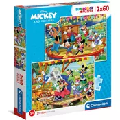 Clementoni puzzle 2x60 mickey and friends =2020= ( CL21620 )