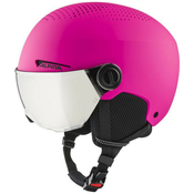 Alpina ZUPO VISOR Q-LITE, djecija ski kaciga, roza 0-9229
