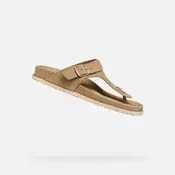 Beige womens flip-flops Geox Sandybett - Womens