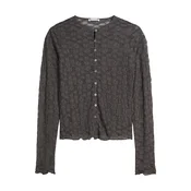 Bershka Bluza temno siva