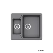 Schock Granitna ugradna sudopera Manhattan N150, 61x51cm, Siva