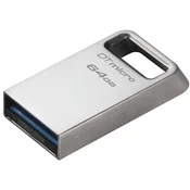 KINGSTON USB fleš DTMC3G2/64GB srebrni