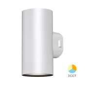 Braytron Zidna baštenska svetiljka BRY-VEKTA-D-WL.2-BELA-2x9W-3U1-IP65
