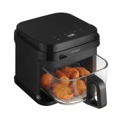 Concept FR5500 - Cvrtnik na vroč zrak GLASS & FAST 5,5 l 1200W/230V črna