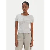 Guess Majica W6RI22 KA0H1 Siva Slim Fit
