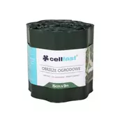 Cellfast Plastični robovi iz valovitega materiala temno zelene barve 9x0,15m
